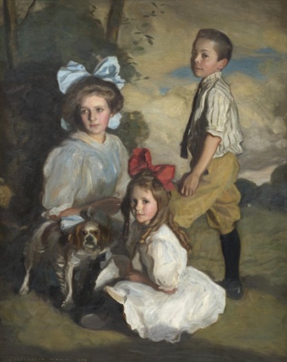 Knox Children, 1909 (Harrington Mann) (1864-1937) Buffalo AKG Art Museum, NY, 1970.7